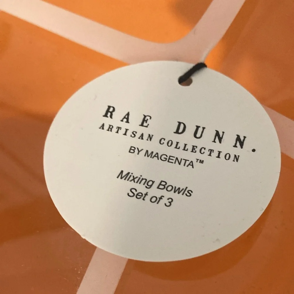 Rae Dunn Treats, Tricks and Happy Halloween Mixing Bowls